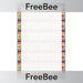 PlanBee FREE South America Writing Frame by PlanBee