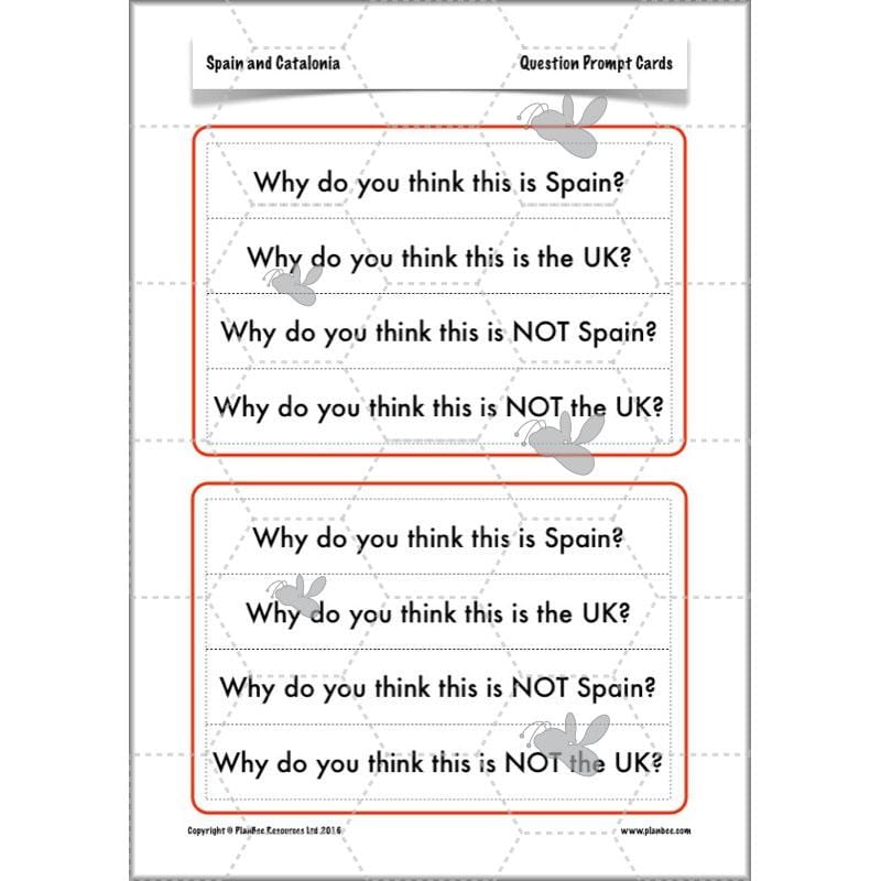 PlanBee Spain and Catalonia: KS2 Geography scheme of work Year 3 & Year 4