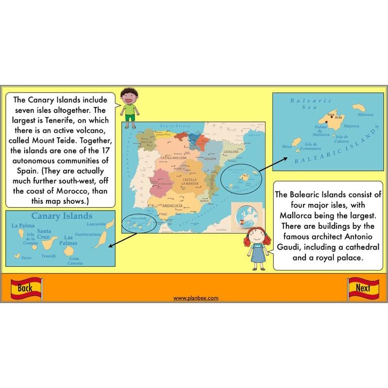 PlanBee Spain and Catalonia: KS2 Geography scheme of work Year 3 & Year 4