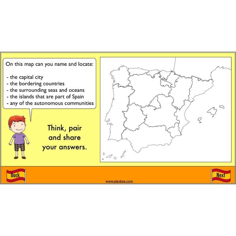 PlanBee Spain and Catalonia: KS2 Geography scheme of work Year 3 & Year 4