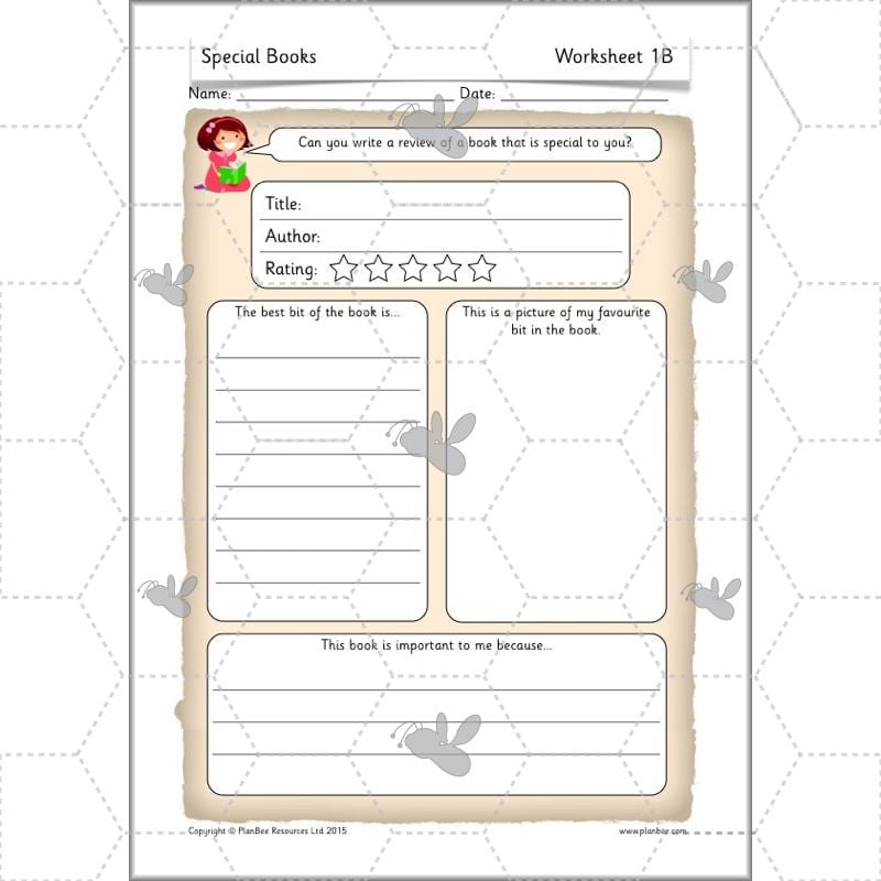 PlanBee Exploring Special Books KS1 RE downloadable lesson pack