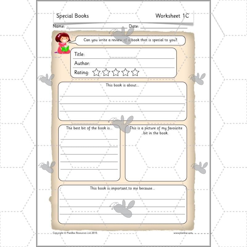 PlanBee Exploring Special Books KS1 RE downloadable lesson pack