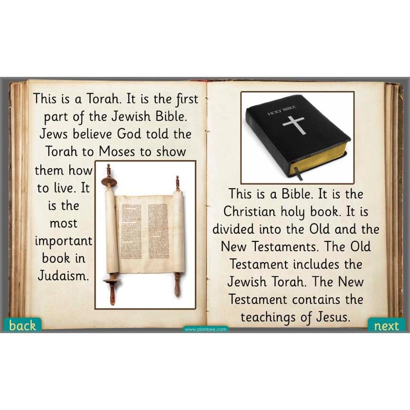 PlanBee Exploring Special Books KS1 RE downloadable lesson pack