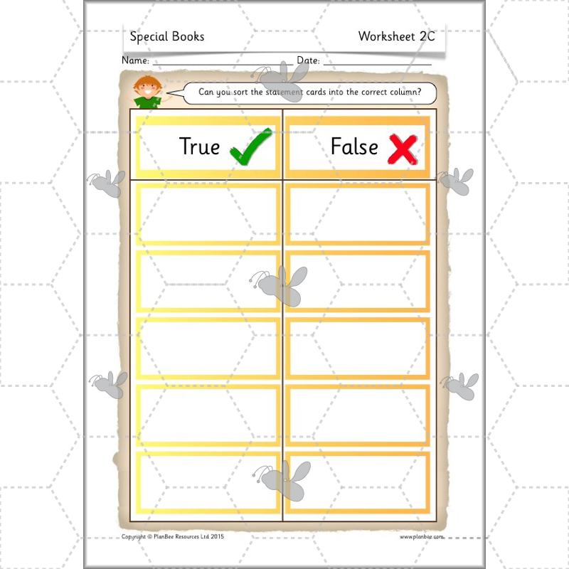 PlanBee Exploring Special Books KS1 RE downloadable lesson pack