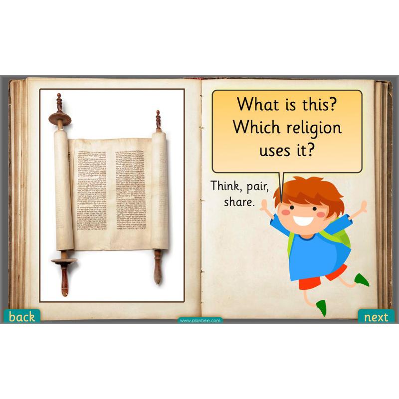 PlanBee Exploring Special Books KS1 RE downloadable lesson pack