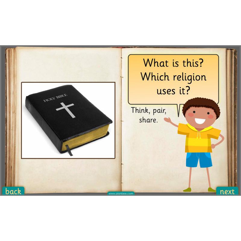 PlanBee Exploring Special Books KS1 RE downloadable lesson pack