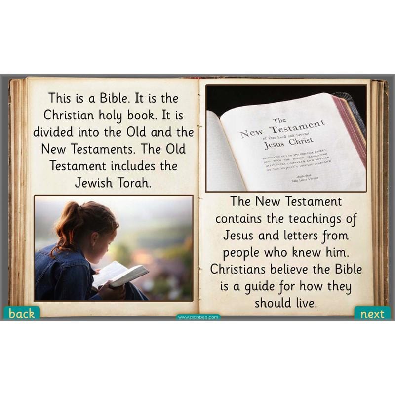 PlanBee Exploring Special Books KS1 RE downloadable lesson pack