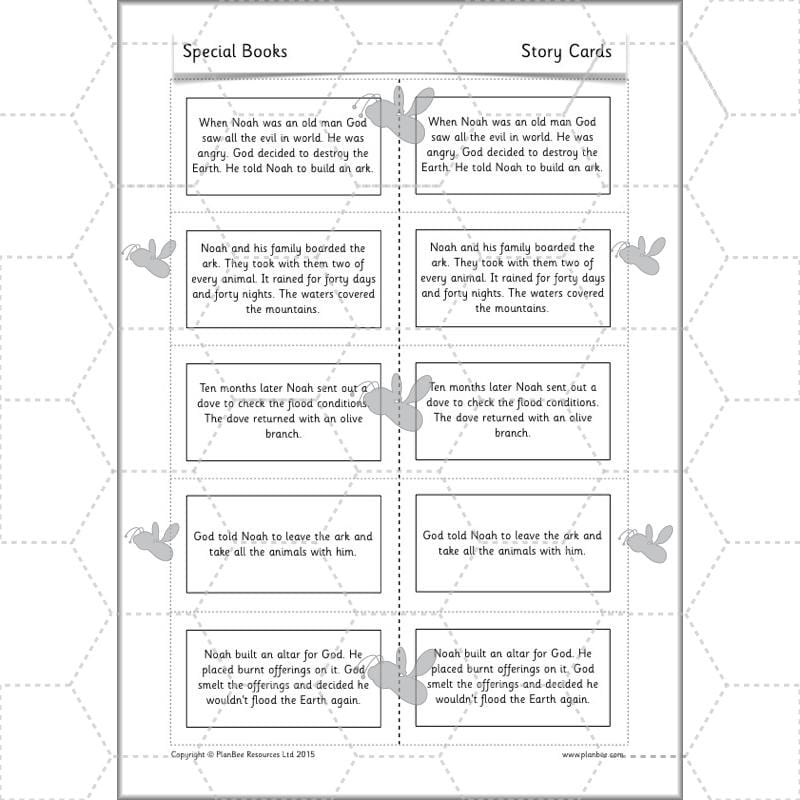 PlanBee Exploring Special Books KS1 RE downloadable lesson pack