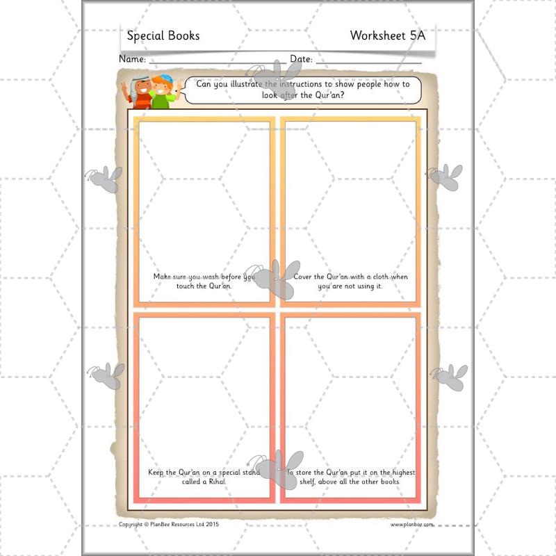 PlanBee Exploring Special Books KS1 RE downloadable lesson pack