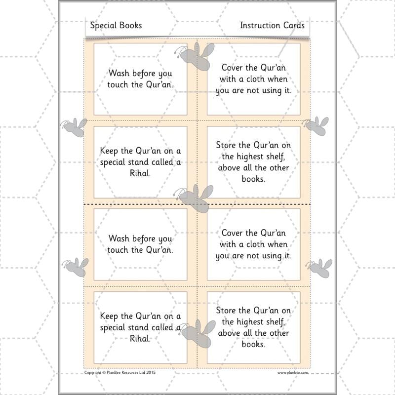 PlanBee Exploring Special Books KS1 RE downloadable lesson pack