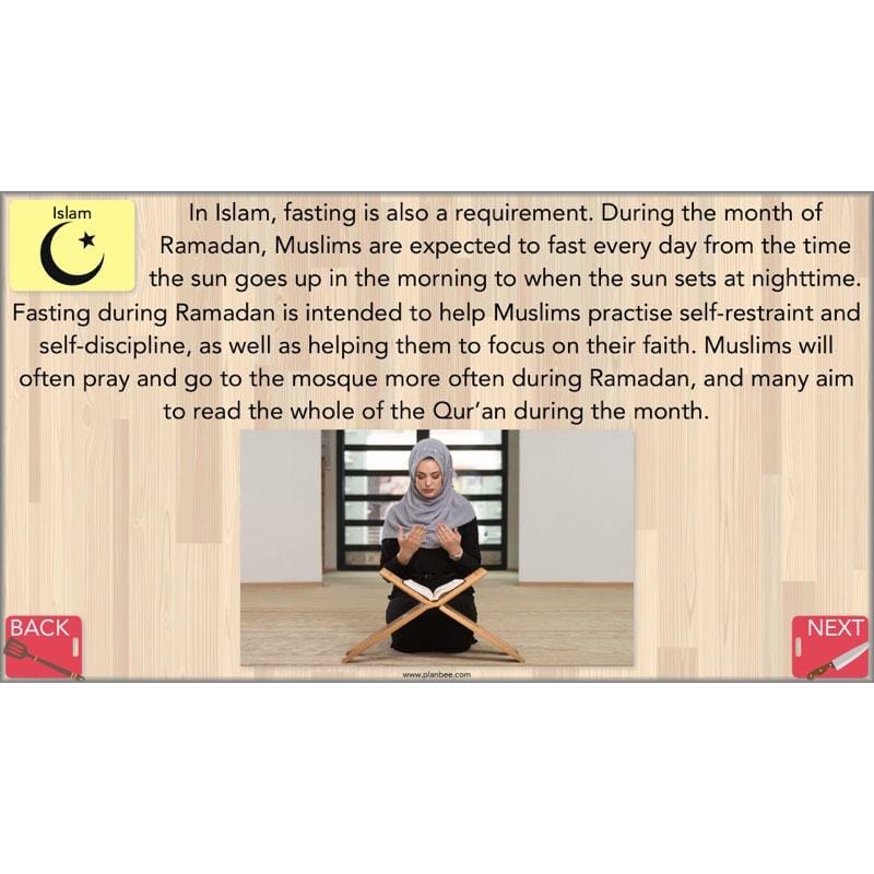 PlanBee Special Foods - Religious Foods: KS2 RE Lesson Plans & Resources