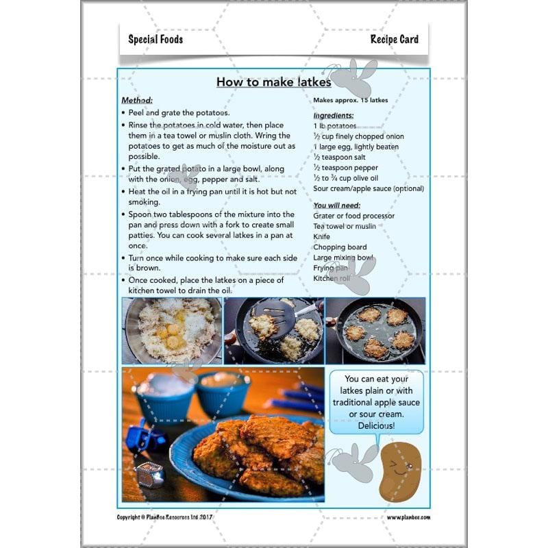 PlanBee Special Foods - Religious Foods: KS2 RE Lesson Plans & Resources