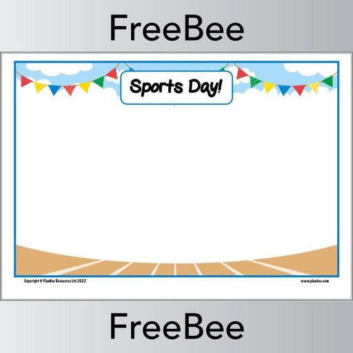 Day Program Border Sports Day Border