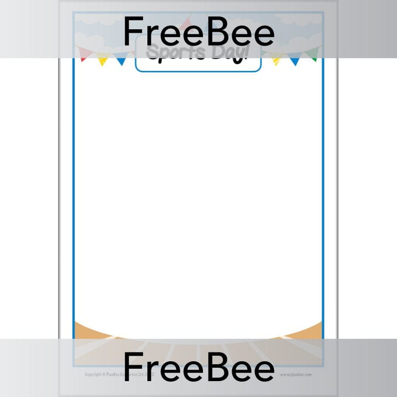 FREE Sports Day Posters by PlanBee