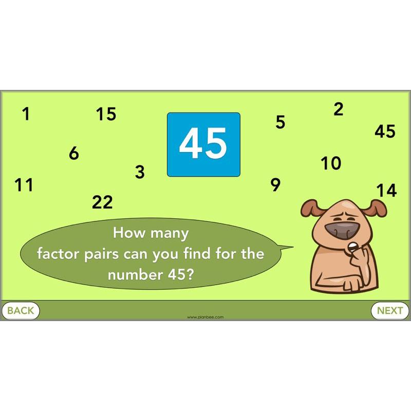 PlanBee Square Numbers, Cube Numbers and Factor Pairs | KS2 Year 5