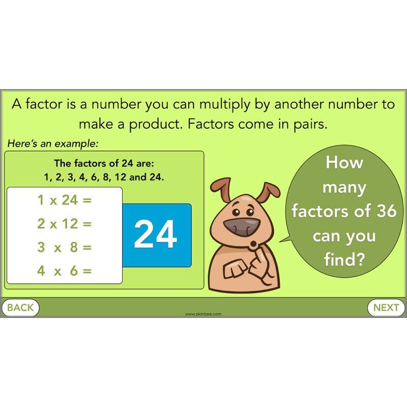PlanBee Square Numbers, Cube Numbers and Factor Pairs | KS2 Year 5
