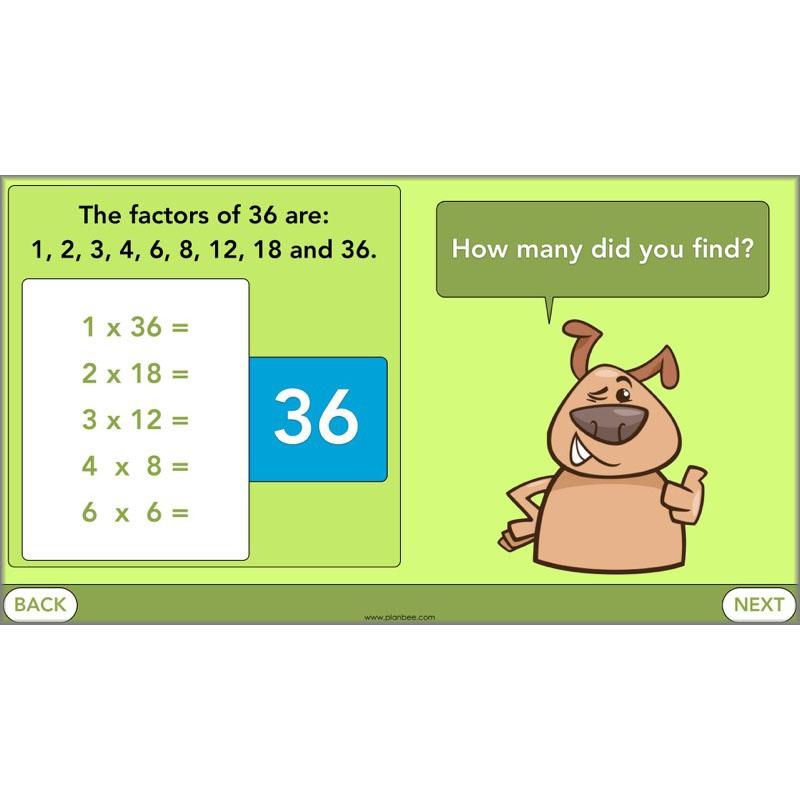PlanBee Square Numbers, Cube Numbers and Factor Pairs | KS2 Year 5