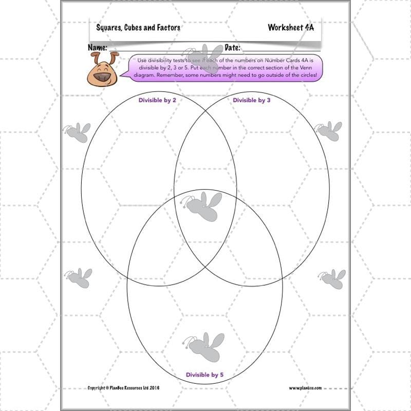 PlanBee Square Numbers, Cube Numbers and Factor Pairs | KS2 Year 5