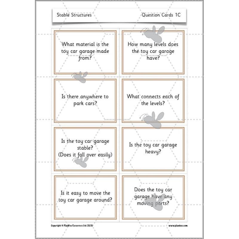PlanBee Stable Structures KS1 DT Lessons by PlanBee