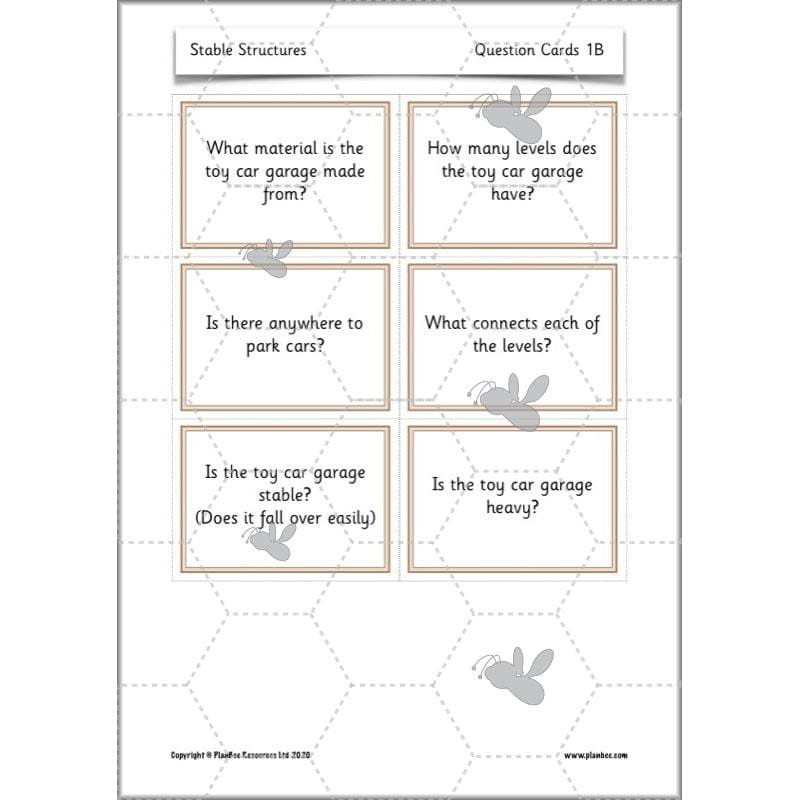 PlanBee Stable Structures KS1 DT Lessons by PlanBee