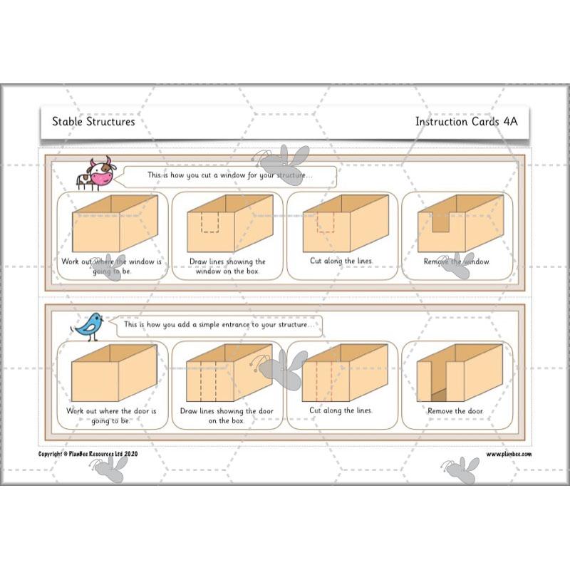 PlanBee Stable Structures KS1 DT Lessons by PlanBee