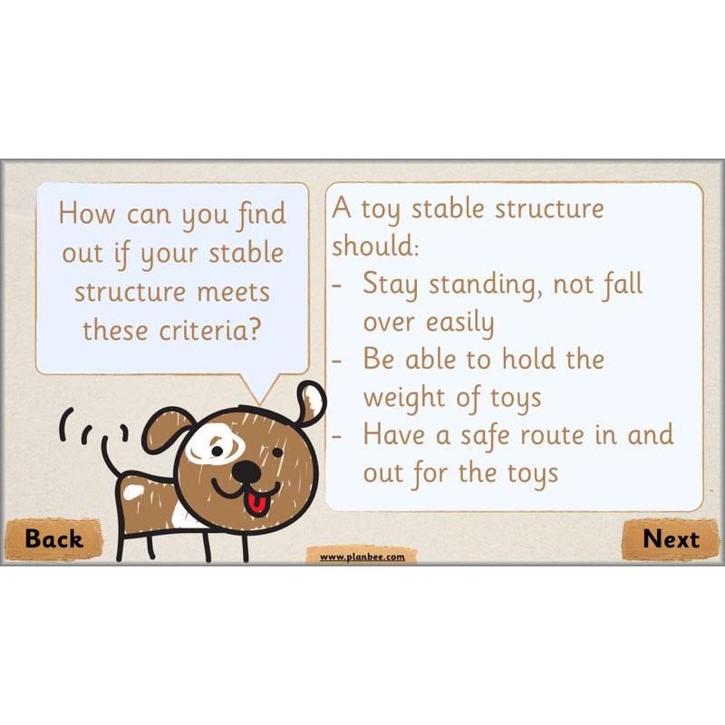 PlanBee Stable Structures KS1 DT Lessons by PlanBee