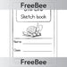 PlanBee FREE Still Life Art Sketch Book Cover by PlanBee