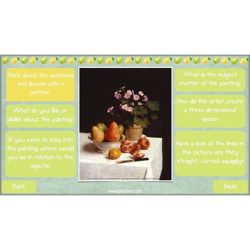 Still Life KS2 Art Downloadable Lesson Pack by PlanBee