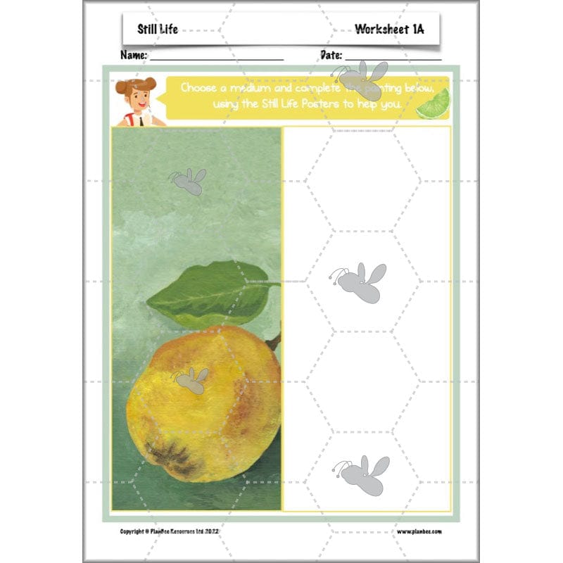 PlanBee Still Life Planning | KS2 Art