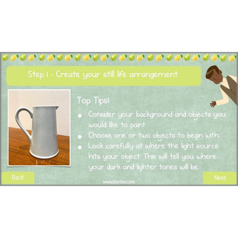 Still Life KS2 Art Downloadable Lesson Pack by PlanBee