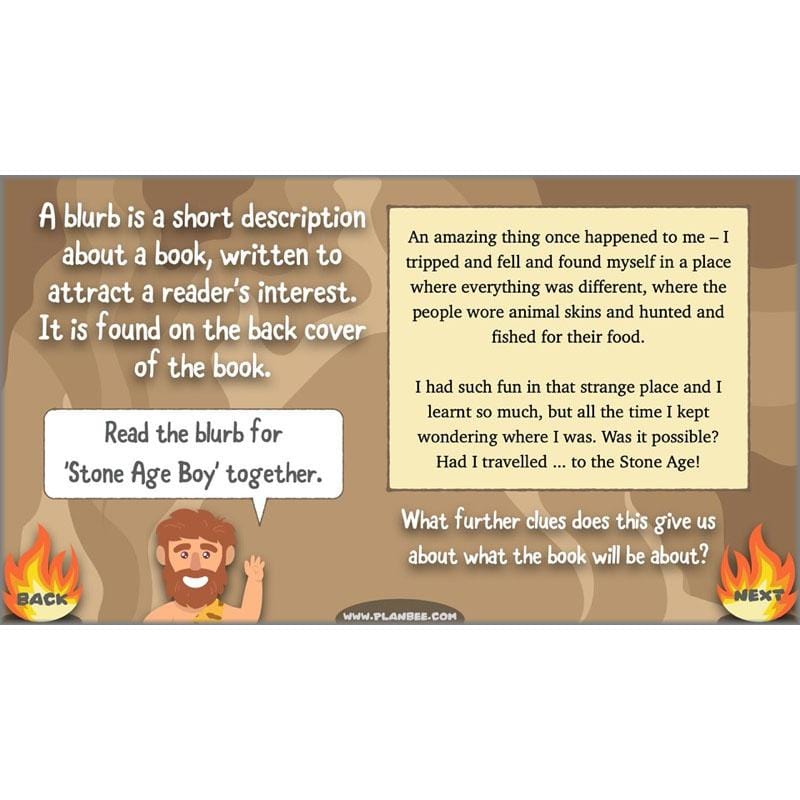 Stone Age Boy Planning | KS2 Lesson Plans