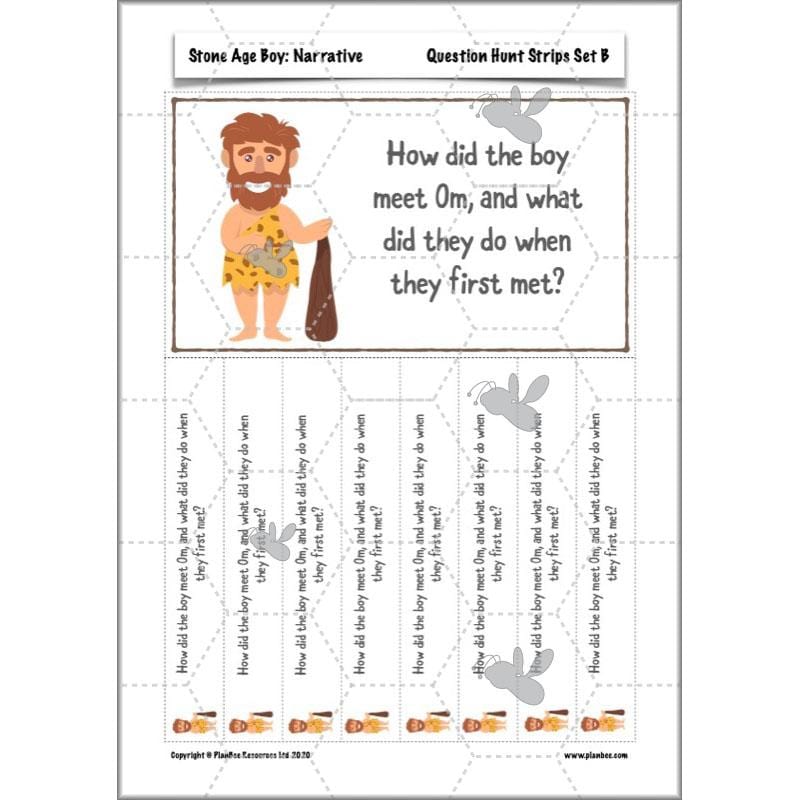 Stone Age Boy Planning | KS2 Lesson Plans