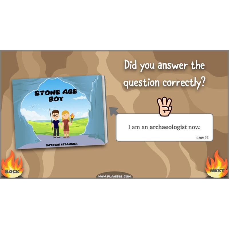 PlanBee Stone Age Boy Planning KS2 | Year 3 English Lessons