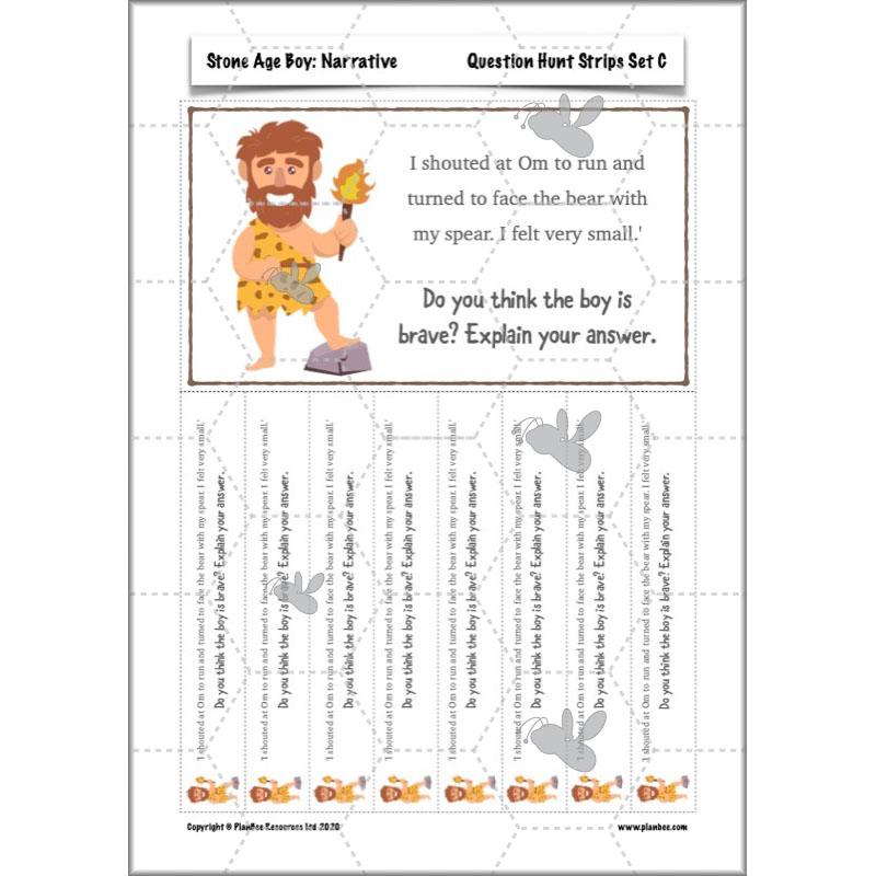 PlanBee Stone Age Boy Planning KS2 | Year 3 English Lessons
