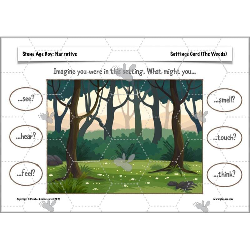 PlanBee Stone Age Boy Planning Year 3 English Lessons