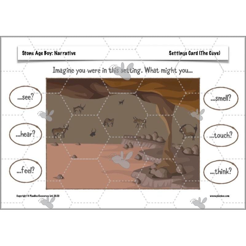 PlanBee Stone Age Boy Planning Year 3 English Lessons