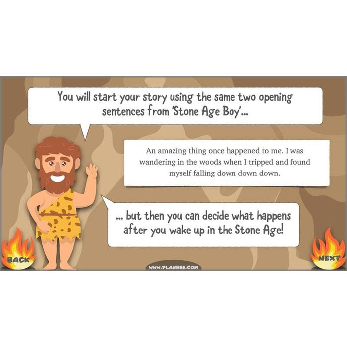 PlanBee Stone Age Boy Planning Year 3 English Lessons