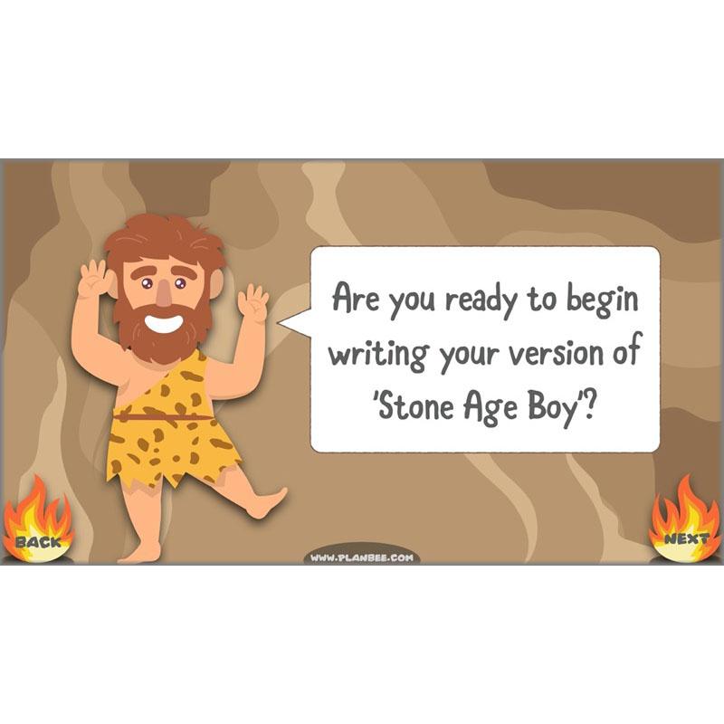 PlanBee Stone Age Boy Planning Year 3 English Lessons