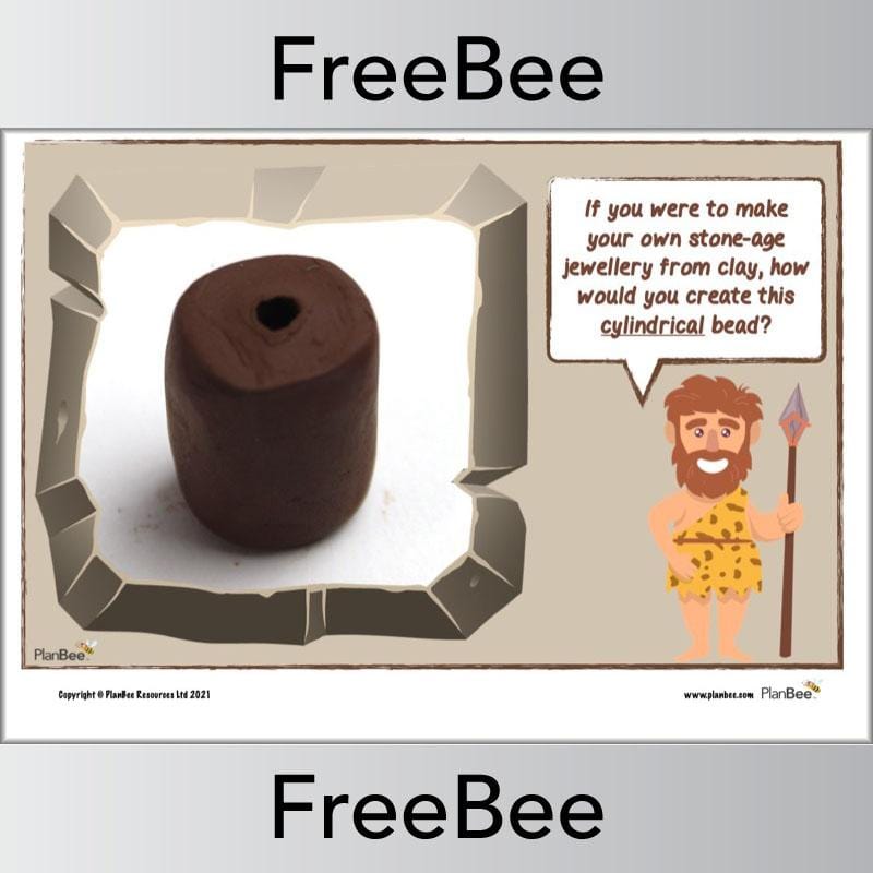 PlanBee Stone Age Jewellery KS2 Display Cards by PlanBee