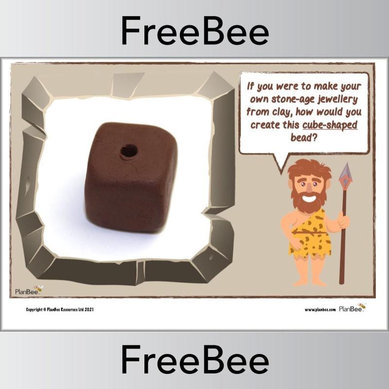 PlanBee Stone Age Jewellery KS2 Display Cards by PlanBee