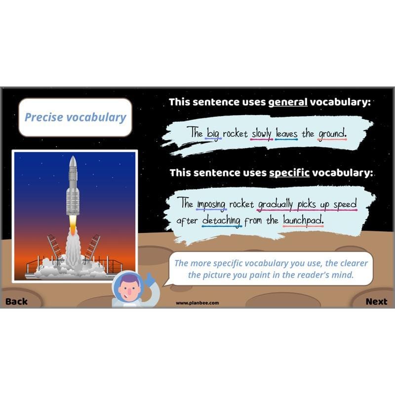 PlanBee Descriptive Writing Lesson Plans | Stories from Space KS2