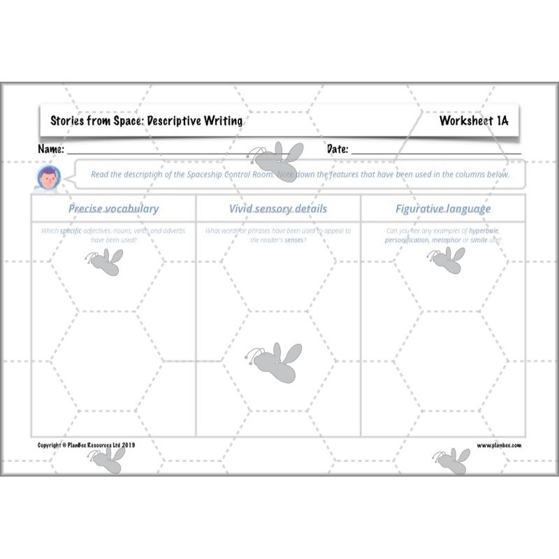 PlanBee Descriptive Writing Lesson Plans | Stories from Space KS2