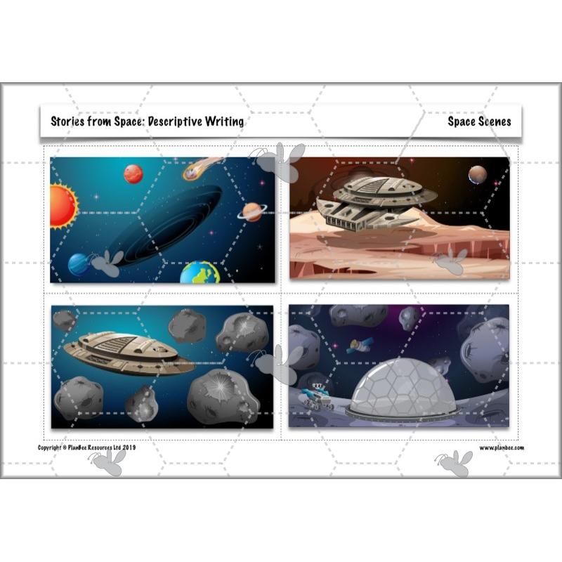 PlanBee Descriptive Writing Lesson Plans | Stories from Space KS2