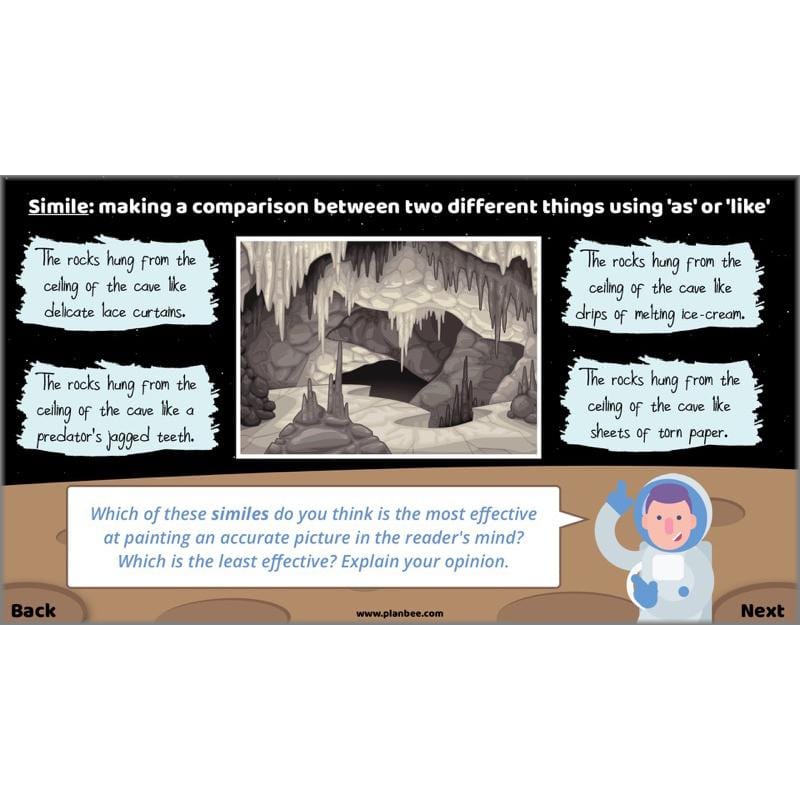 PlanBee Descriptive Writing Lesson Plans | Stories from Space KS2