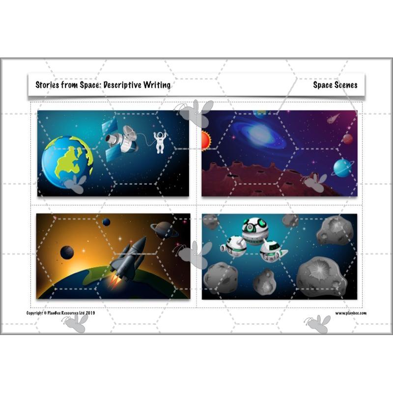 PlanBee Descriptive Writing Lesson Plans | Stories from Space KS2