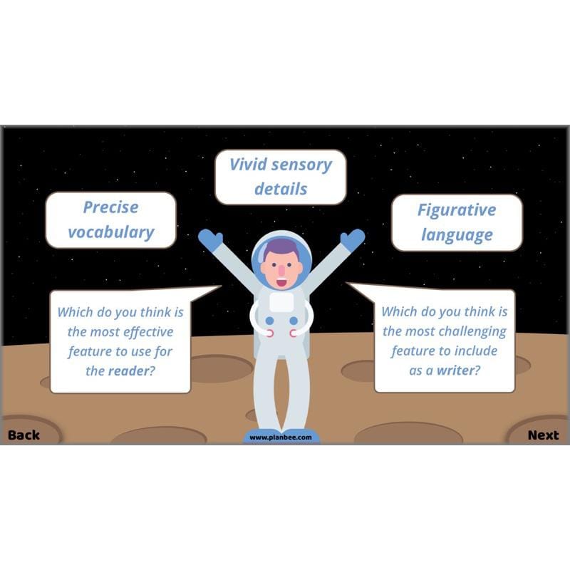 PlanBee Descriptive Writing Lesson Plans | Stories from Space KS2
