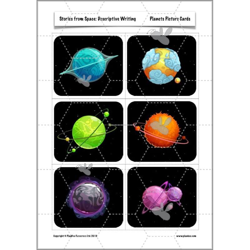 PlanBee Descriptive Writing Lesson Plans | Stories from Space KS2