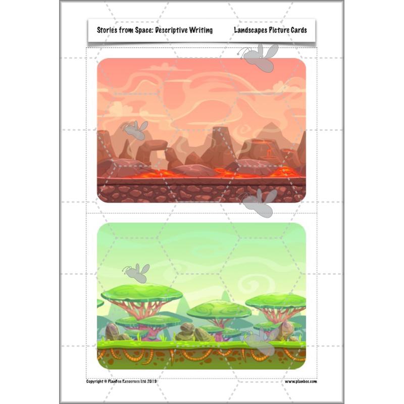 PlanBee Descriptive Writing Lesson Plans | Stories from Space KS2