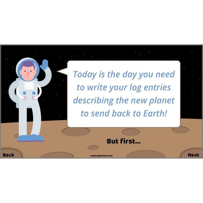 PlanBee Descriptive Writing Lesson Plans | Stories from Space KS2