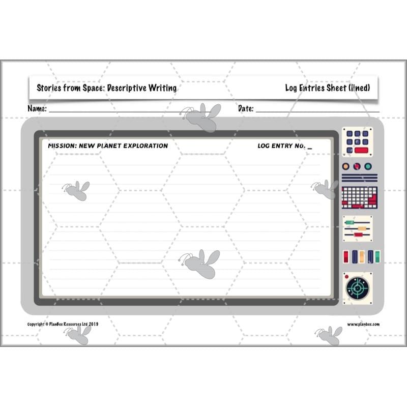 PlanBee Descriptive Writing Lesson Plans | Stories from Space KS2